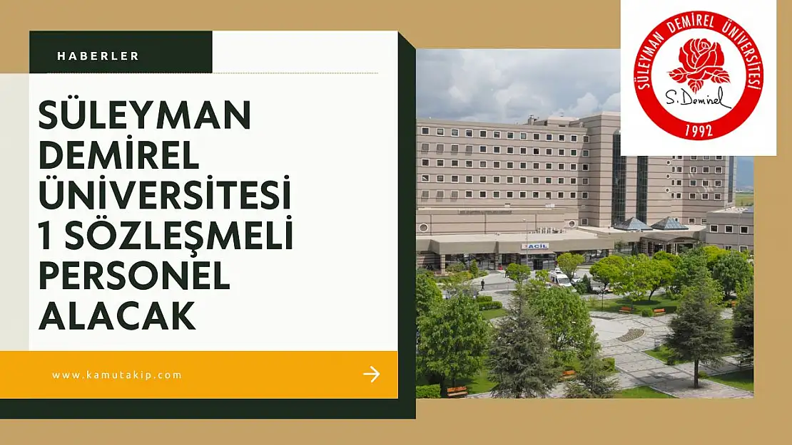 Süleyman Demirel Üniversitesi Canlı Model Arıyor