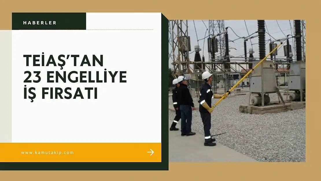 TEİAŞ'tan 23 Engelliye Sürekli İşçi Fırsatı: İŞKUR Üzerinden Başvuru