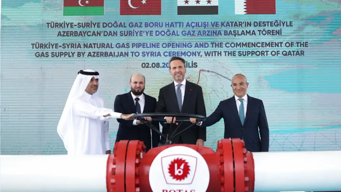 Türkiye'den Suriye'ye Kritik Enerji Hamlesi: Doğal Gaz Akışı Başladı