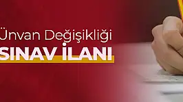 Adalet Bakanlığı, Unvan Değişikliği Sınavı İlanı Yayımladı