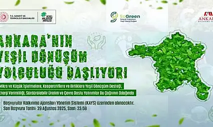 SOGREEN Ankara Yeşil Dönüşüm Destek Programı Başvuruları Başladı