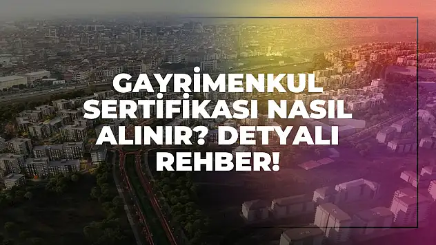 Gayrimenkul Sertifikası Nasıl Alınır? Detaylı Rehber!