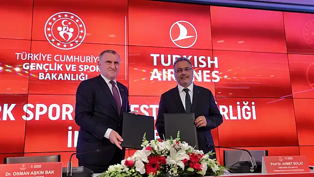 THY ve Gençlik ve Spor Bakanlığı Arasında 'Türk Sporuna Destek' Protokolü İmzalandı