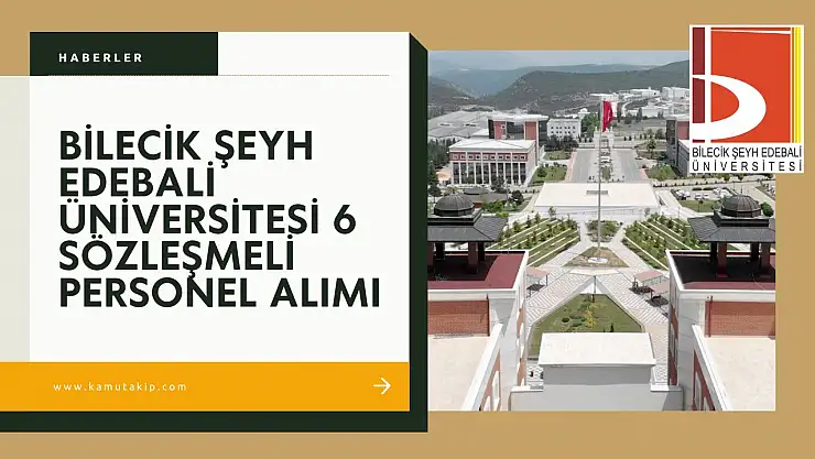 BŞEÜ'den 6 Sözleşmeli Personel Alımı: KPSS Puanı Yeterli, Başvurular E-Devlet Üzerinden