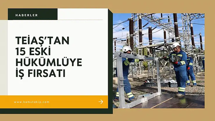 TEİAŞ'tan 15 Eski Hükümlüye İş Fırsatı: Sürekli Kadro, Başvurular İŞKUR Üzerinden