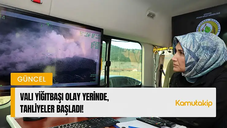 Vali Yiğitbaşı Olay Yerinde, Tahliyeler Başladı!