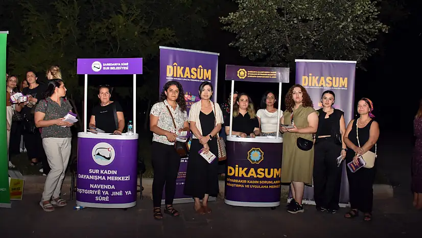 Diyarbakır'da Kadın Cinayetlerine Karşı Farkındalık Çalışması: 'Şiddeti Birlikte Durduracağız'